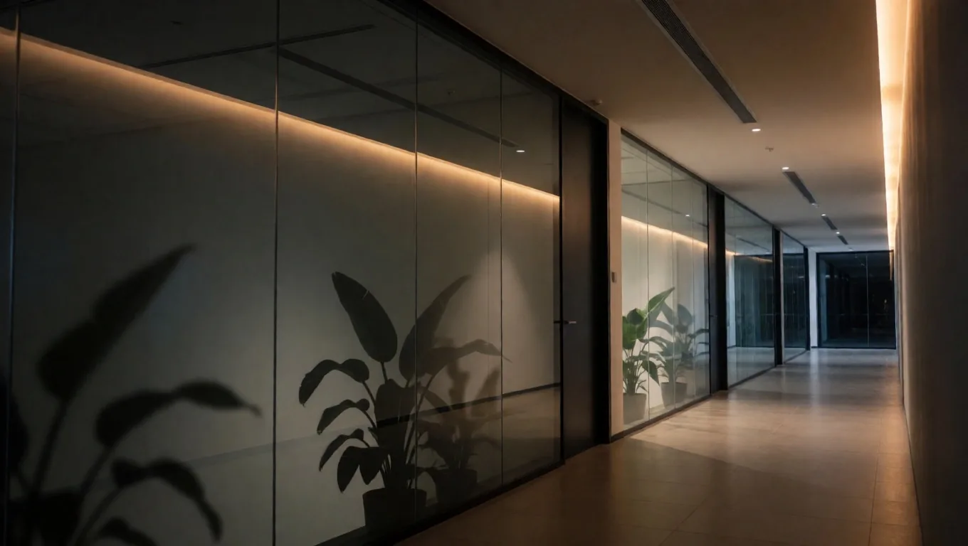 Espacio de trabajo de automatización con monitores y flujo de trabajo visible