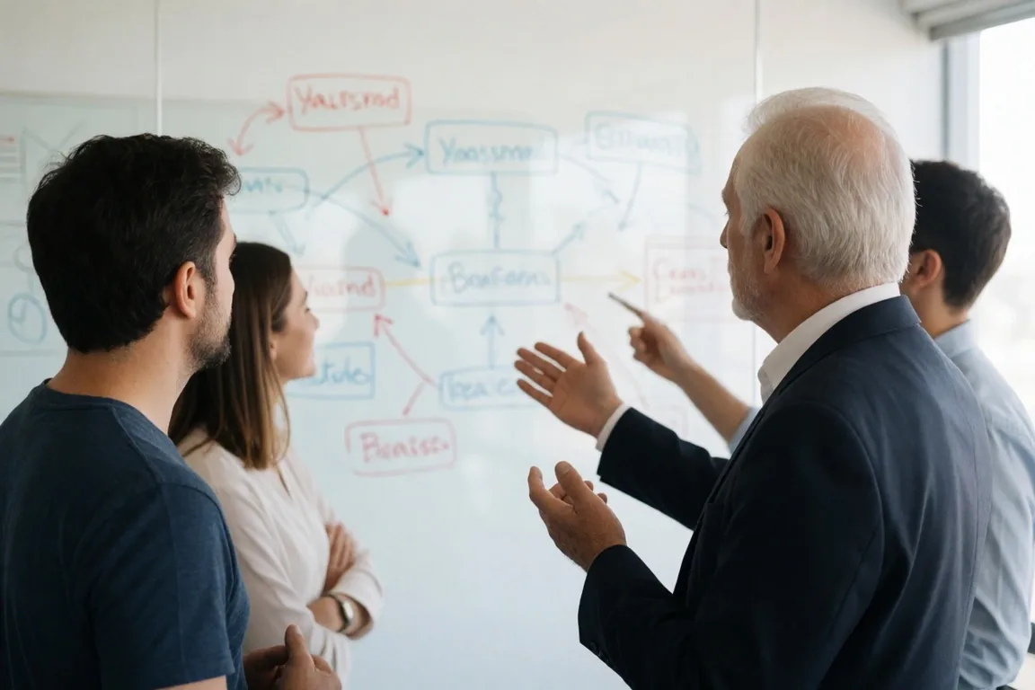 Sesión de capacitación en automatización para un equipo interno